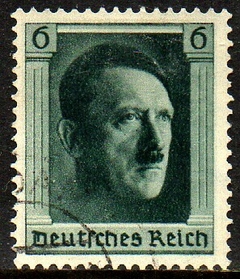 02472 Alemanha Reich Selo do Bloco 8 Efigie de Hitler U