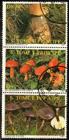 02530 São Tomé e Príncipe 887/89 Cogumelos U