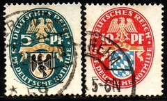 02543 Alemanha Reich 368/69 Brasões U (d)
