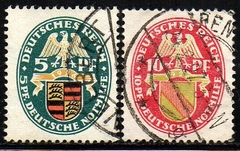02551 Alemanha Reich 390/91 Brasões U (a)