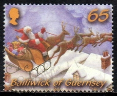 02609 Guernsey 999 Natal Papai Noel Teno U