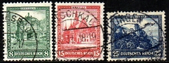 02640 Alemanha Reich 435/37 Exposição Filatélica U (a)