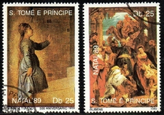 02642 São Tomé e Príncipe 970/71 Natal Pinturas U