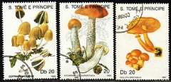 02650 São Tomé e Príncipe 986/87 + 990 Cogumelos U