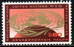 02795 Nações Unidas Genebra 06 Símbolo e Mapa NNN