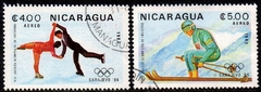 03105 Nicaragua Aéreos 1030/31 Jogos Olímpicos de Inverno U