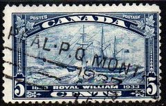 03110 Canada 169 Barco a Vapor Travessia do Atlântico U (a)
