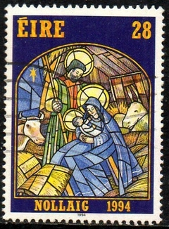 03223 Irlanda 884 Natal Vitral Natividade U (a)