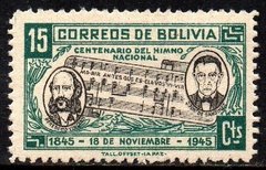 03325 Bolívia 279 Hino Nacional NN