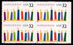 03495 Estados Unidos 2574 Hanukkah Festa Israelense Quadra NNN