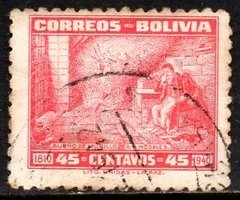 03497 Bolívia 243 À Memória de Pedro Domingo Murillo U
