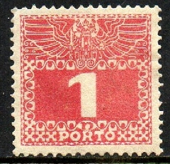 03683 Áustria Taxa 34 Numeral N