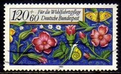 03739 Alemanha Ocidental 1094 Flores Diversas U