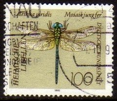 03961 Alemanha Ocidental 1380 Borboletas Libelulas Fauna U (a)