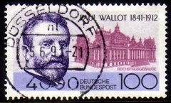 03980 Alemanha Ocidental 1364 Arquiteto Paul Wallot U (b)