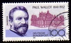 03980 Alemanha Ocidental 1364 Arquiteto Paul Wallot U