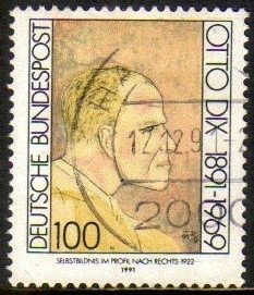 04070 Alemanha Ocidental 1405 Pinturas Otto Dix U (a)