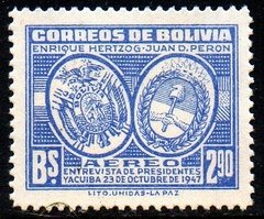 04112 Bolívia Aéreo 95 Visita do Presidente Peron N