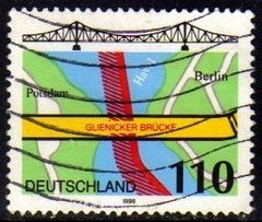 04114 Alemanha Ocidental 1799 Ponte de Glienicke U