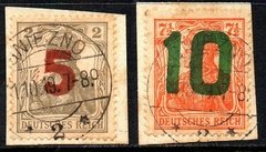04136 Polonia Ocupação Alema 61/62 Germania Sobretaxado U