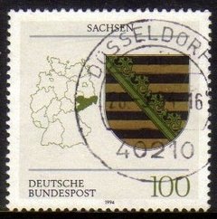 04190 Alemanha Ocidental 1554 Brasão de Saxe U (a)