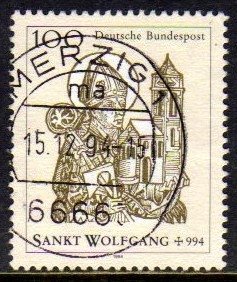 04199 Alemanha Ocidental 1594 Santo Wolfgang U