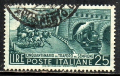 04228 Itália 724 Túnel de Simplon Locomotiva U (a)