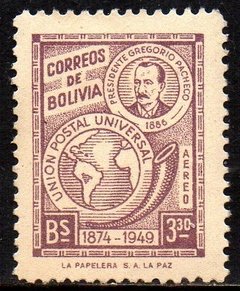 04344 Bolívia Aéreo 104 UPU União Postal Universal N