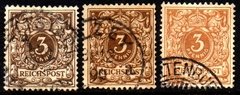 04600 Alemanha Reich 45 Numeral Variedades de cores U