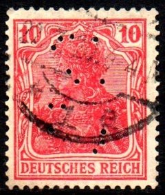04640 Alemanha Reich 86 Perfim deutschen firmenlochungen U - comprar online
