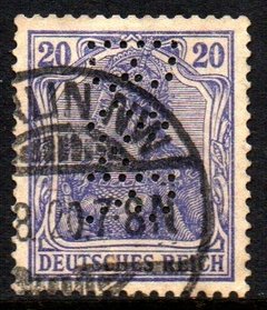 04647 Alemanha Reich 87 Perfim deutschen firmenlochungen U (d) - comprar online