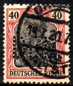 04651 Alemanha Reich 90 Perfim deutschen firmenlochungen U (a) - comprar online