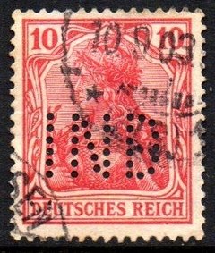 04654 Alemanha Reich 71 Perfim deutschen firmenlochungen U - comprar online