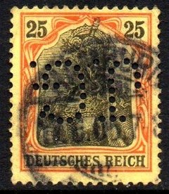 04655 Alemanha Reich 73 Perfim deutschen firmenlochungen U - comprar online