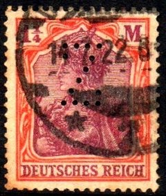 04661 Alemanha Reich 151 Perfim deutschen firmenlochungen U - comprar online
