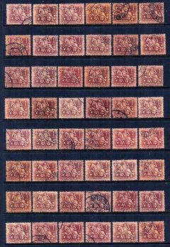 04668 Portugal Cavaleiro Medieval Lote de selos usados U