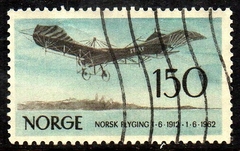 04733 Noruega 425 Aviação Avião Antigo U (a)