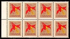 04905 Canada 626 Flores da Região Bloco de 8 selos NNN