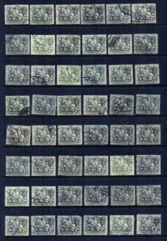 05071 Portugal Cavaleiro Medieval Lote de selos usados U