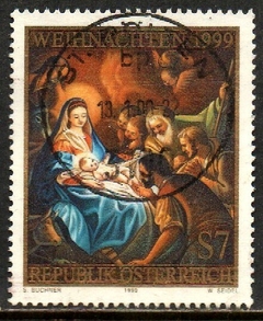 05168 Áustria 2129 Natal Madona e Jesus U (b)