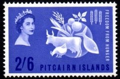 05213 Pitcairn 35 Luta Mundial Contra a Fome Animais e alimentos NNN