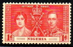 05246 Nigéria 49 Coroação de George VI N