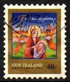 05458 Nova Zelândia 1870 Natal Madona e Jesus U