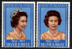 05579 Nova Zelândia Selos do Bloco 4 Rainha Elizabeth U