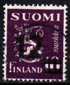 05821 Finlândia 310 Escudo Brasão Sobretaxado U (a)