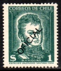 05885 Chile Oficiais 59a Personalidades NN