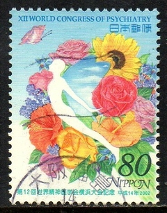 06074 Japão 3276 Flores Psiquiatria U