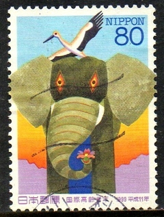 06145 Japão 2660 Elefante Pássaro U
