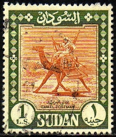 06293 Sudão 157 Camelo e Carteiro U (a)