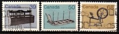 06405 Canada 915/17 Patrimônio Cultural U (b)